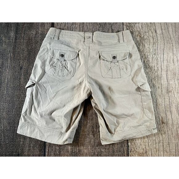 Kuhl Womens Slash 11" Shorts Size 8 Tan UPF 50 Splash Hiking 6084 - Picture 5 of 10